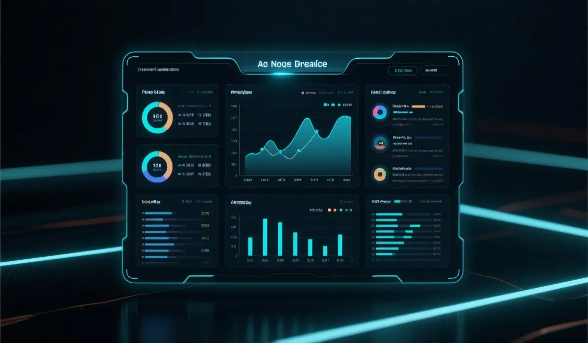 数据分析与实时同步可视化示意图