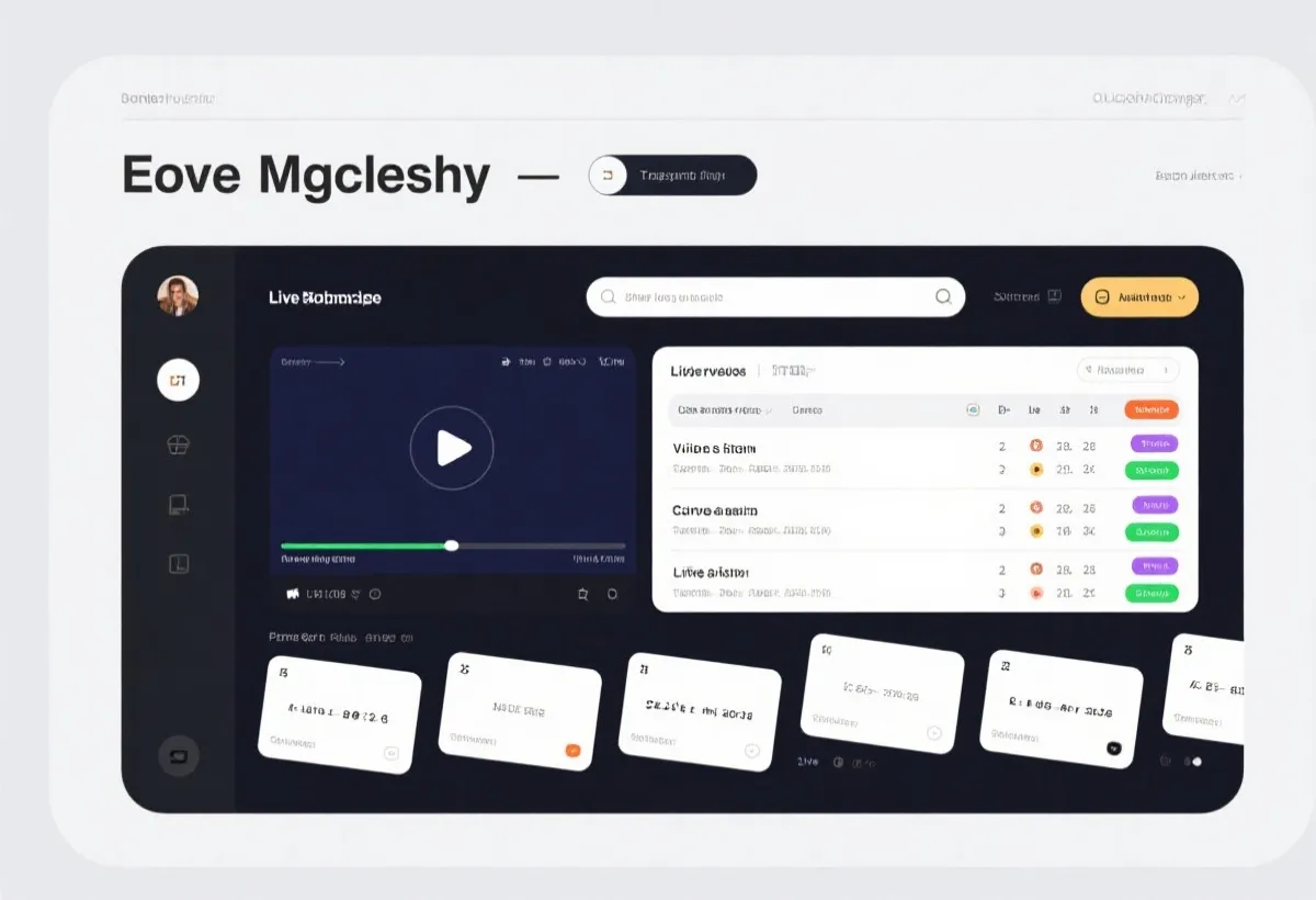 直播与结果同步布局示意