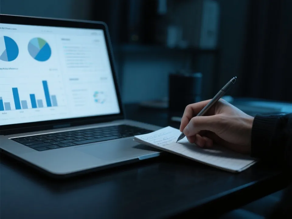 趋势复盘记录示意